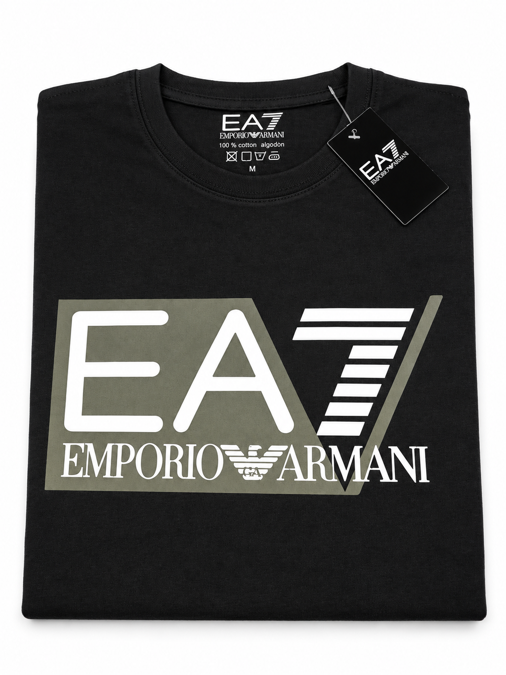 Polera EA7 Emporio Armani con estampado frontal