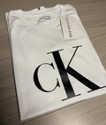 Polera Calvin Klein Monogram White