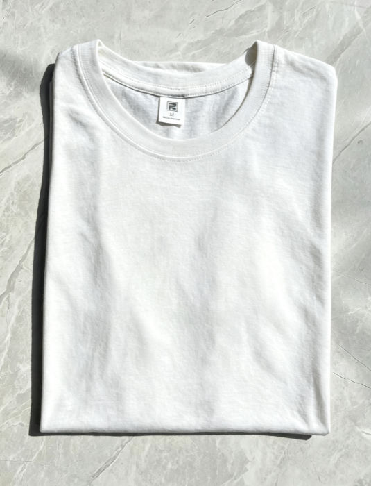 Polera Cuello Redondo — Estampado Personalizado — 4 Colores Disponibles