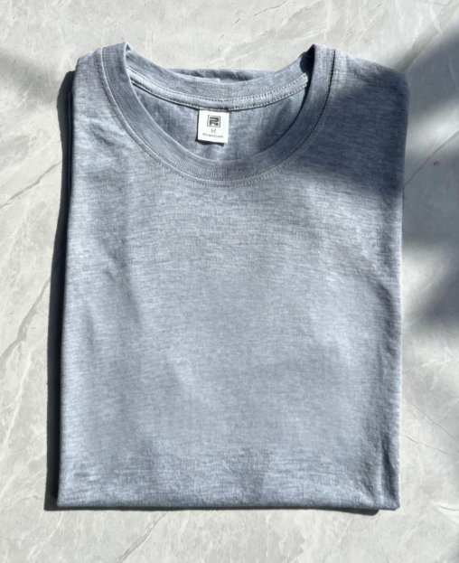 Polera Cuello Redondo — Estampado Personalizado — 4 Colores Disponibles