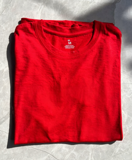Polera Cuello Redondo — Estampado Personalizado — 4 Colores Disponibles