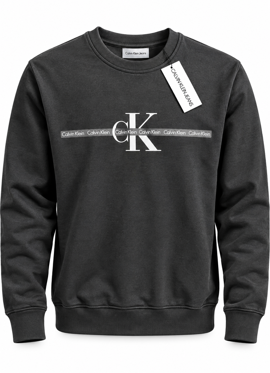 Polerón Calvin Klein Jeans Logo Tape Black