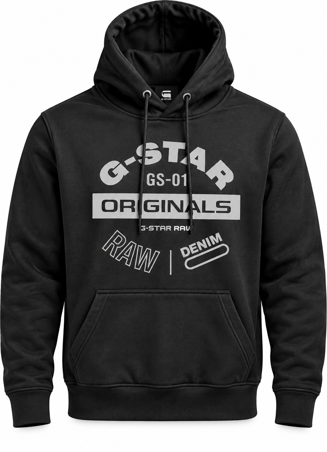 Polerón G-Star RAW Originals Graphic Hoodie Black