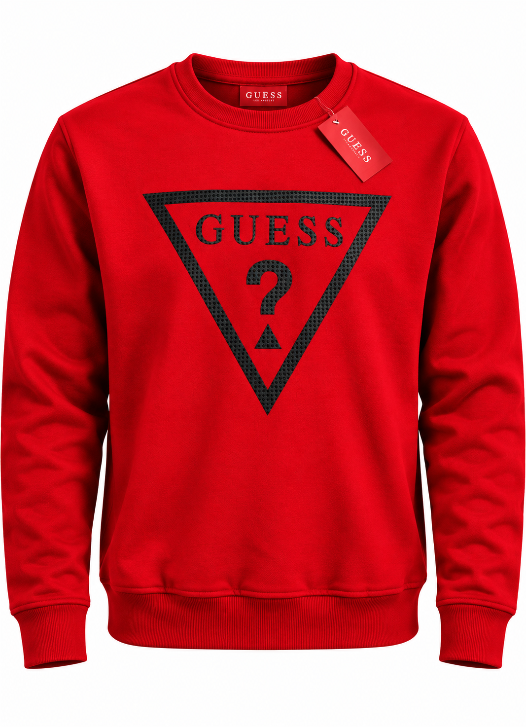 Polerón Guess Classic Triangle Logo Red